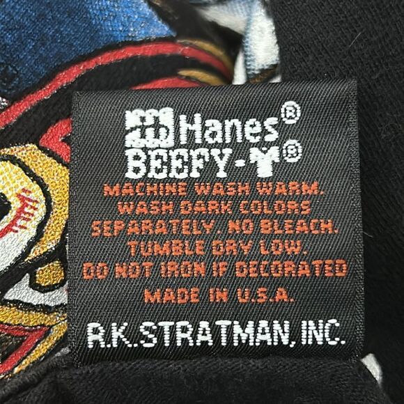 Vintage HARLEY DAVIDSON Blackfoot Idaho T shirt size large tee BEEFY T stratman - Picture 8 of 9